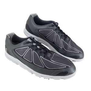 FootJoy SuperLites Mens 13 M Golf Shoes Charcoal Grey Black Spikeless 58003